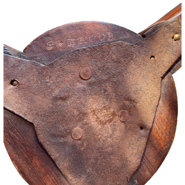 White Louis XVI Télescopique Et Acajou Tilt-Top Gueridon For Sale - Image 8 of 9