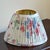 1990s Gathered Pleated Floral Cotton Lamp Shade For Sale - Image 12 of 12