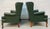 Vintage Wing-Backed Tufted Chesterfield Lounge Chairs For Sale - Image 11 of 14
