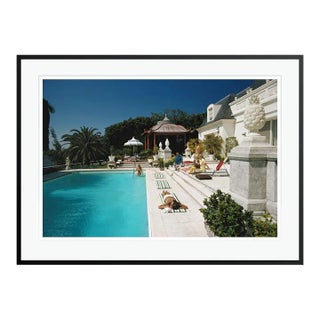 Poolside Chez Holder 1970 by Slim Aarons Framed C-Print For Sale