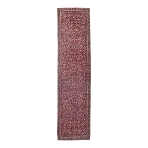 Antique Persian Mashhad Rug - 05'07 X 22'00