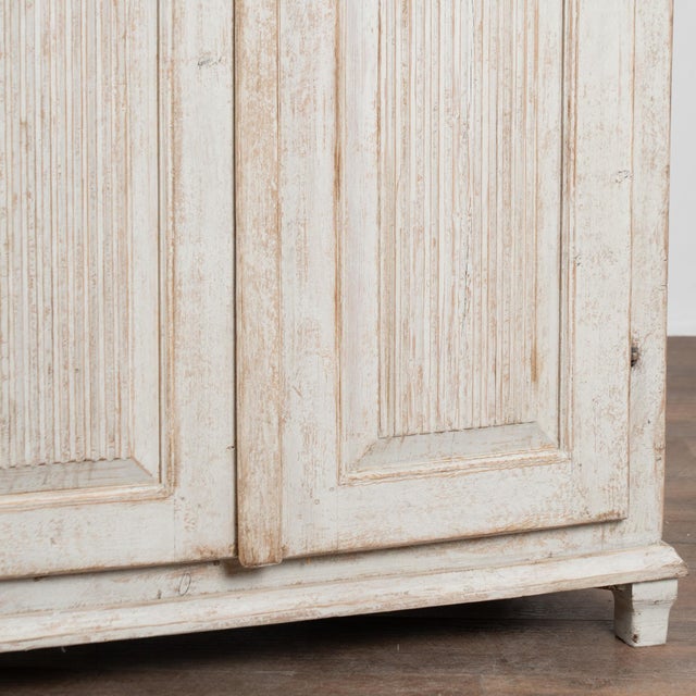 19th Century Swedish Gray Painted Pine Sideboard For Sale - Image 6 of 14