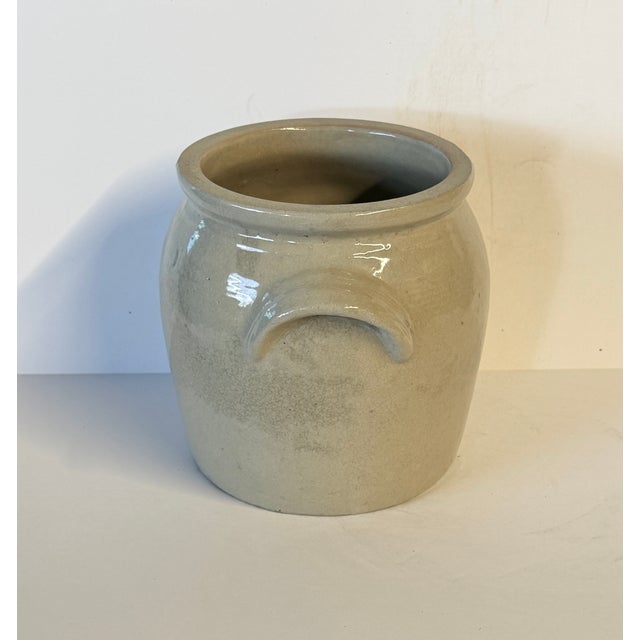 Ceramic French Stoneware Confit Pot For Sale - Image 7 of 9