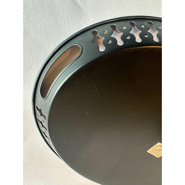 Metal 20th Century Puffer Fish Oval Metal Tray by Fornasetti For Sale - Image 7 of 8