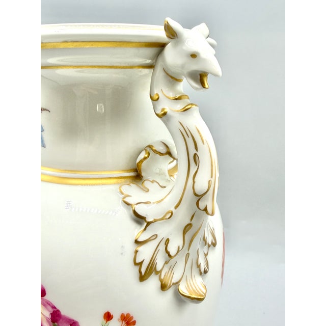 Antique Porcelain Neoclassical Griffin-Handled Amphora Urn Vase from KPM Berlin, 1890s For Sale - Image 12 of 18