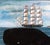 Melinda Kirkpatrick Folk Art Painting of a Whale and Ship, “Whale at Harbor” For Sale In Philadelphia - Image 6 of 10