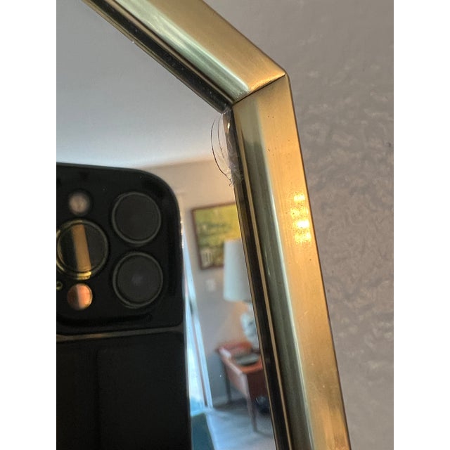 Vintage Octagon Wall Mirror: 1980s Windsor Postmodern Floral Design, Robert Slimbach For Sale - Image 9 of 9