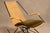 Carlo Hauner Brazilian Modern Rocking Chair in Metal, Wicker & Green Mohair by Carlo Hauner, 1950s For Sale - Image 4 of 18