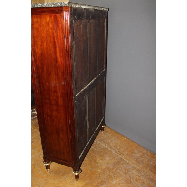 Louis XVI Style Mahogany Chest of Drawers, 18th Century For Sale - Image 14 of 17