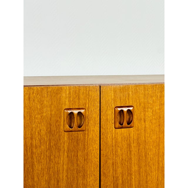Scandinavian Teak Sideboard with Four Doors and Tapered Legs, 1960s For Sale - Image 14 of 18