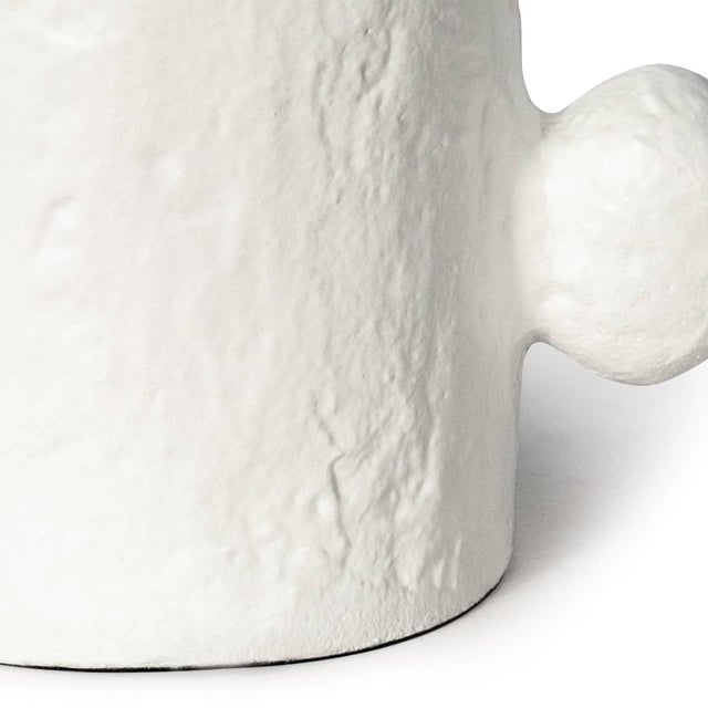 Not Yet Made - Made To Order Regina Andrew Sanya Metal Vase Small, White For Sale - Image 5 of 6
