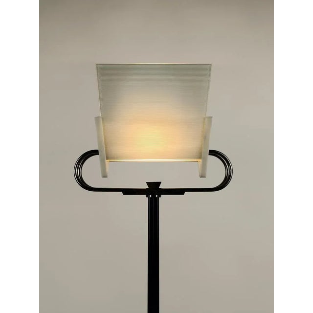 Metal Italian Postmodern Floor Lamp attributed to Perry A. King & S. Miranda for Arteluce, 1980s For Sale - Image 7 of 18