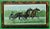 Paul Brown Stride for Stride' Trotters Enamel Plaque Mounted on Leather Cigarette Box For Sale - Image 9 of 9