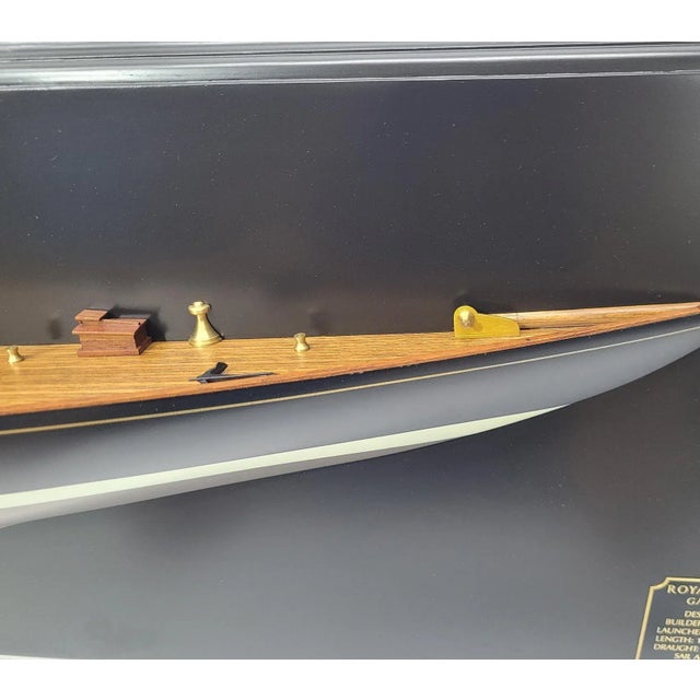 Half Model of the King’s Yacht Britannia For Sale - Image 11 of 12