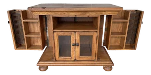 Broyhill Attic Heirlooms Distressed Oak Media Cabinet - Tv Cabinet
