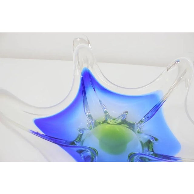 Glass Czech Art Glass Bowl by Josef Hospodka for Chribska Glassworks, 1960s For Sale - Image 7 of 9