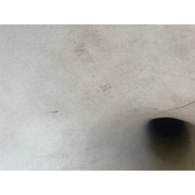 Antique Weller Pottery Baldin Apple Jardiniere Pedestal or Plant Stand For Sale - Image 9 of 10