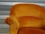 1950s Antique Toadstool Armchair in Silky Yellow Velvet, 1950s For Sale - Image 5 of 18