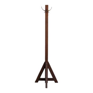Stickley Style Arts & Crafts Oak Hat & Coat Rack C1920 For Sale