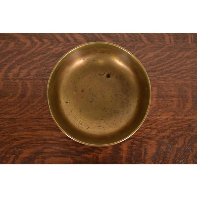 Early 20th Century Roycroft Arts & Crafts Brass Fruit Bowl or Centerpiece Bowl For Sale - Image 5 of 12