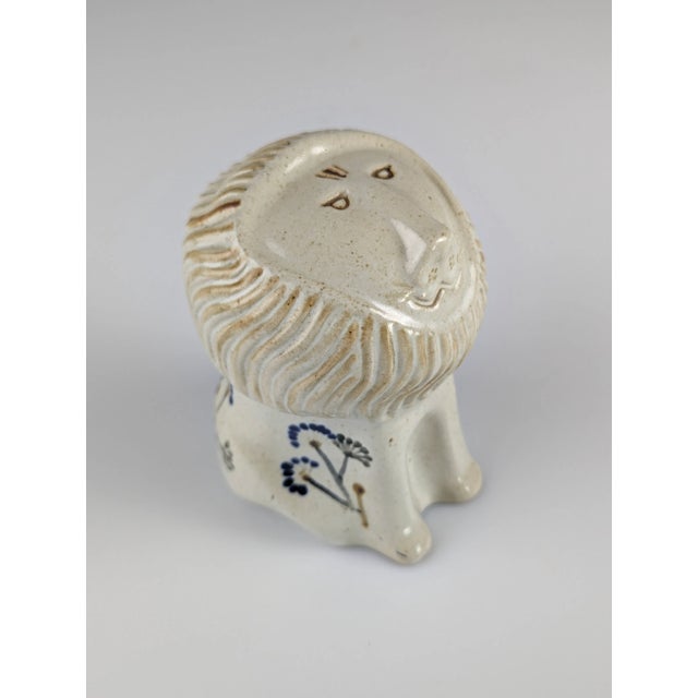 Ceramic Lion in Stoneware from ASO / Antonio Salvador Orodea, 1980s For Sale - Image 11 of 12