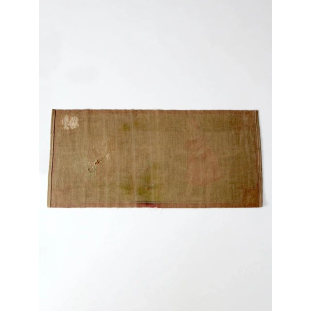 Antique Woven Tapestry Wall Hanging For Sale - Image 4 of 11
