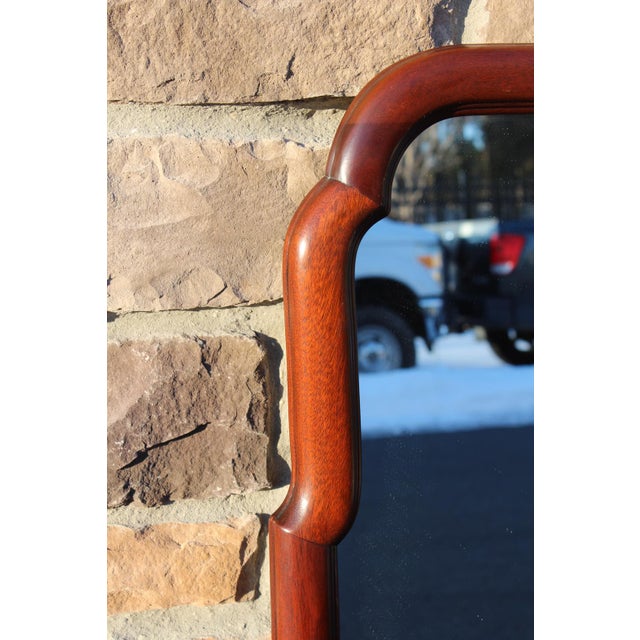 Queen Anne Henkel-Harris Mahogany Queen Anne Mirrors—A Pair For Sale - Image 3 of 17