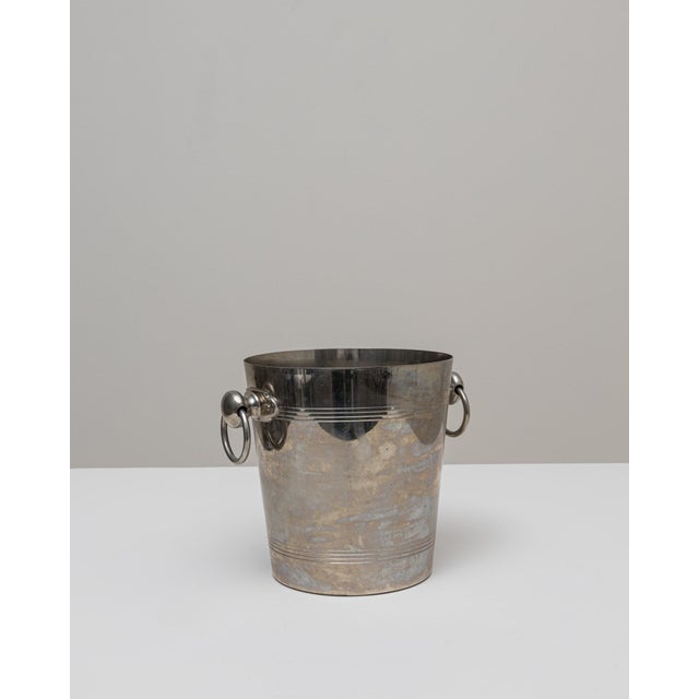 French Provincial 20th Century French Silver Plated Champagne Bucket For Sale - Image 3 of 18