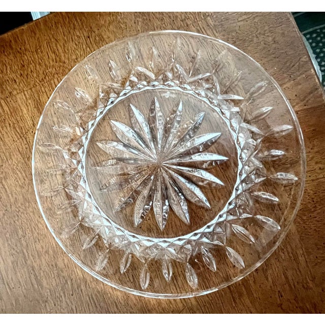 Waterford Lismore Crystal Plates Set of 4 Chairish