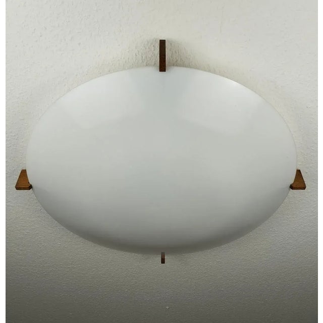 Luxus Large Mid-Century Ceiling Lamp by Uno & Östen Kristiansson for Luxus, Sweden, 1960s For Sale - Image 4 of 13