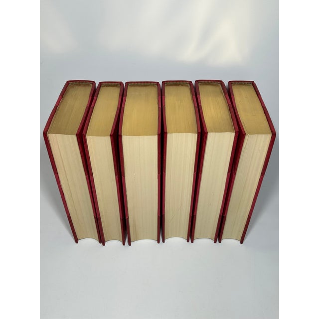 Animal Skin Mid 20th Century Finely Bound Volume Set, Winston Churchill's the Second World War, 1st Uk Edition - 6 Books For Sale - Image 7 of 7