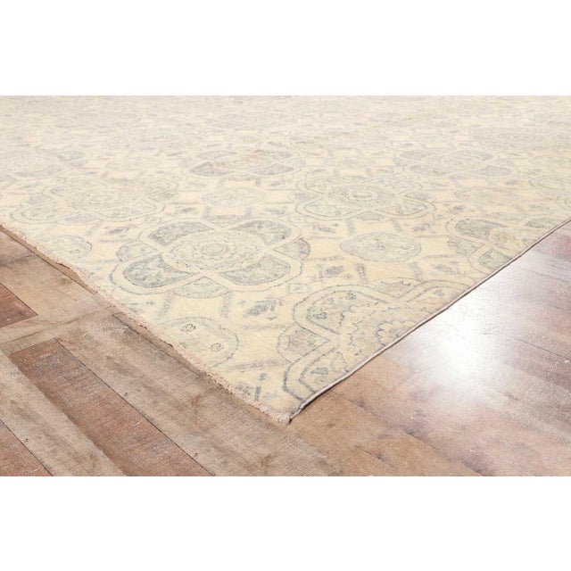 Textile Vintage Modern Transitional Area Rug - 11'08 X 14'04 For Sale - Image 7 of 10