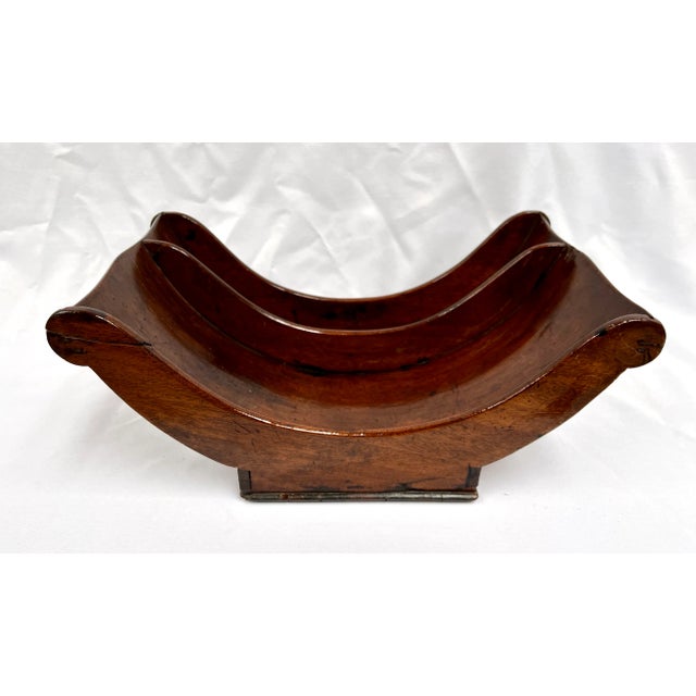 Antique 1800s Mahogany Cheese Coaster For Sale - Image 9 of 12