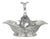 Antique Christofle Gallia French Art Nouveau Silver Plated Fruit Basket W Handle For Sale