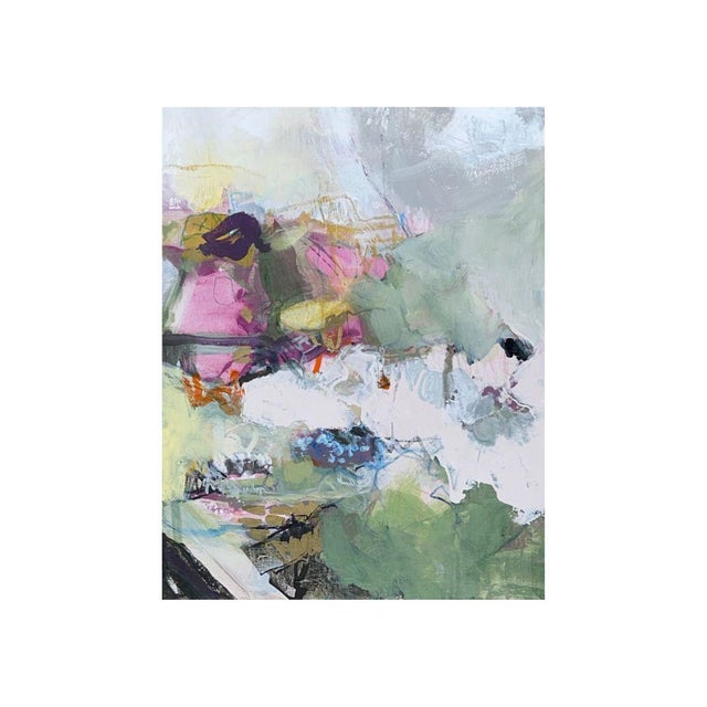 Forest Bounty Trio — Contemporary Meditative Abstract Painting Set For Sale - Image 4 of 7