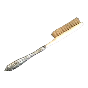 Late 19th Century Small Antique French Silver/Bone Brush
