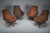 Animal Skin Set of Scandinavian Swivel Armchairs by H.W. Klein for Bramin, 1960s For Sale - Image 7 of 18