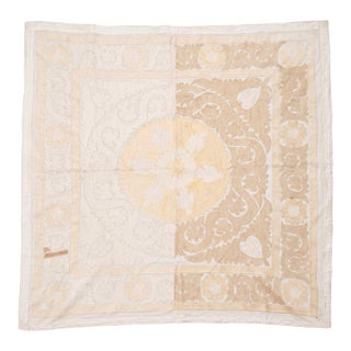 Samarkand Suzani Tablecloth - 1970s Textile For Sale