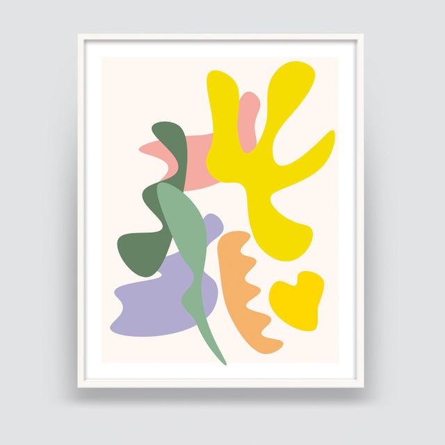 "Dream Sequence No. 14" Abstract With Pop Colors | 24" X 30" For Sale In Los Angeles - Image 6 of 7