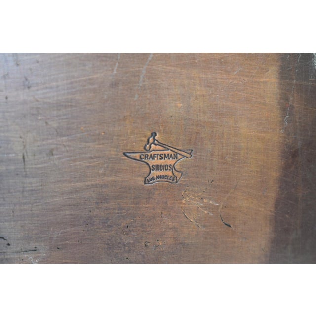 Craftsman Studios Copper Inkwell C. 1920s For Sale - Image 10 of 12