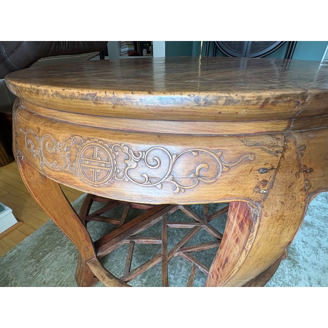Pair of 18th Century Chinese Demilune Tables For Sale - Image 4 of 13