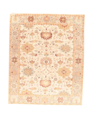 Vintage Turkish Oushak Rug-9′3″ × 12′3″