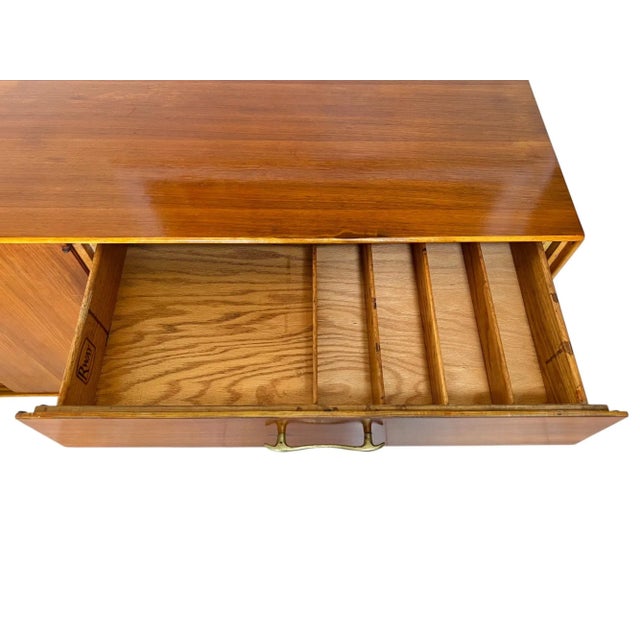 Mid-Century Modern Walnut Credenza by R-Way Furniture, 1960s For Sale - Image 10 of 12