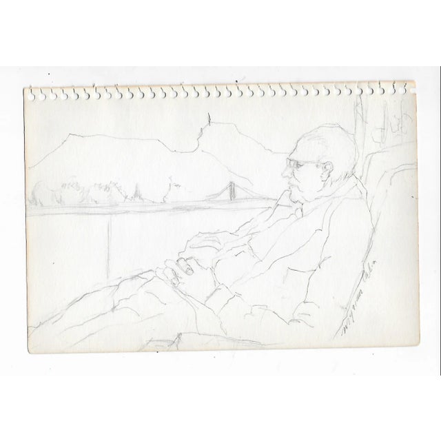 Drawing by New York artist Myriam Cahn (1933-2018). Salmagundi Club named an award after her in 2019. Signed lower right....