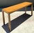 Brass Vintage Brass Detail Campaign Console Table For Sale - Image 8 of 12