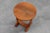 Round Art Deco Oak Side Table with Bended Leg, France, 1920s For Sale - Image 12 of 14