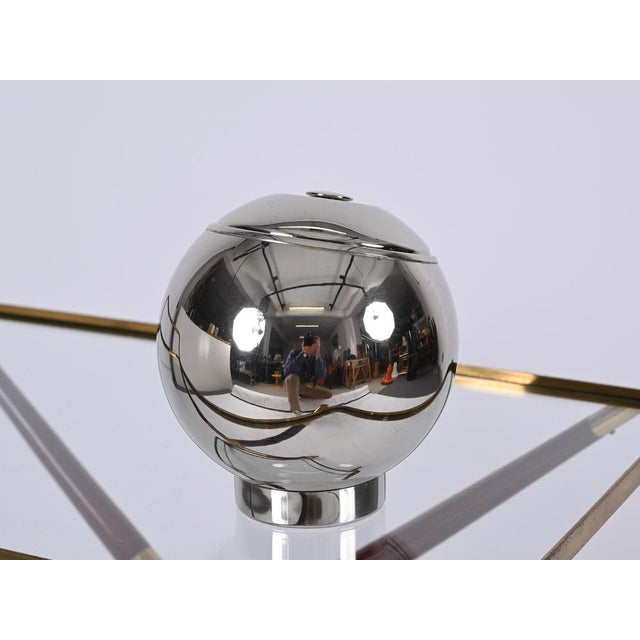 Italian Round Ice Bucket in Chrome by Aldo Tura, Italy, 1970s For Sale - Image 10 of 15