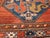 Antique Cloudband Kazak Area Rug, Hand-Knotted Wool, Geometric Design, Red & Blue, 5' x 8' For Sale - Image 13 of 15