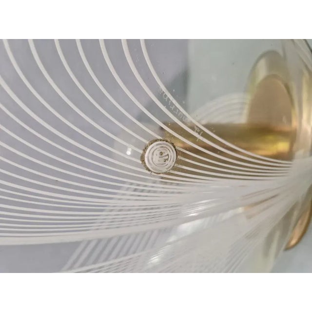 Gold Vintage Glass Table Lamp by Lino Tagliapietra, 1980s For Sale - Image 8 of 12