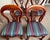 Art Nouveau Late 20th Century Ballon Back Art Nouveau Transitional Chairs - Set of 4 For Sale - Image 3 of 7